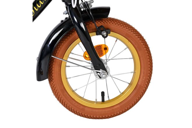 Volare Ashley Kinderfiets - Meisjes - 12 inch - Zwart