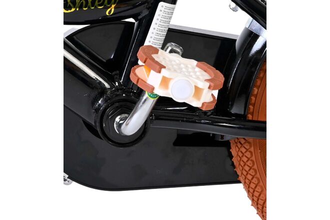 Volare Ashley Kinderfiets - Meisjes - 12 inch - Zwart