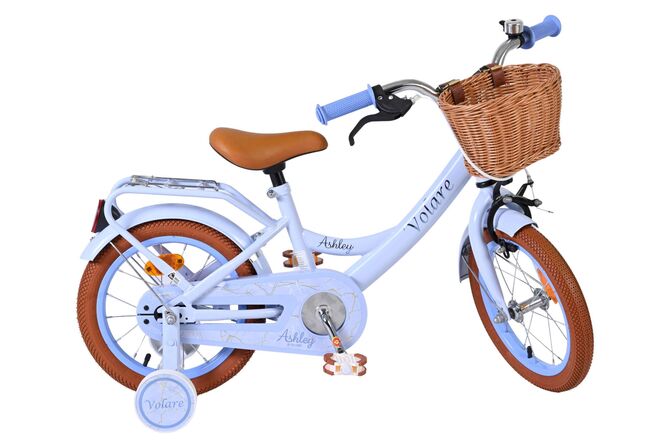 Rower dziecięcy Volare Ashley – dziewczęcy – 14 cali – pastelowy niebieski