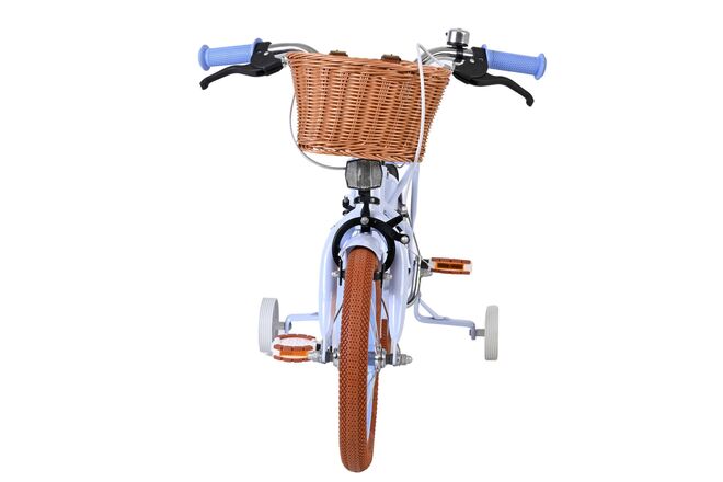 Volare Ashley Children's Bicycle - Girls - 14 inch - Pastel Blue - Two Hand Brakes