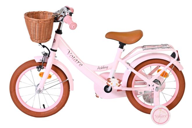 Rower dziecięcy Volare Ashley – dziewczęcy – 14 cali – różowy