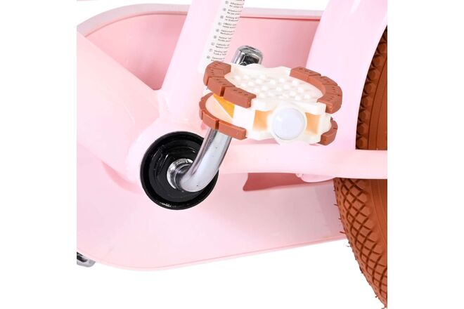 Rower dziecięcy Volare Ashley – dziewczęcy – 14 cali – różowy