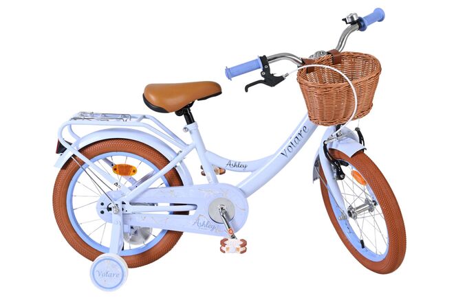 Rower dziecięcy Volare Ashley – dziewczęcy – 16 cali – pastelowy niebieski