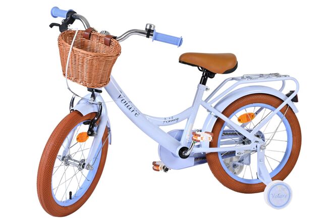 Rower dziecięcy Volare Ashley – dziewczęcy – 16 cali – pastelowy niebieski