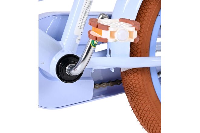 Rower dziecięcy Volare Ashley – dziewczęcy – 16 cali – pastelowy niebieski