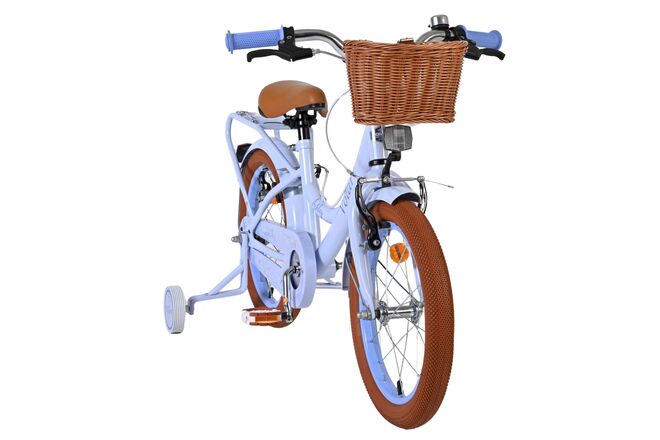 Volare Ashley Children's Bicycle - Girls - 16 inch - Pastel Blue - Two Hand Brakes