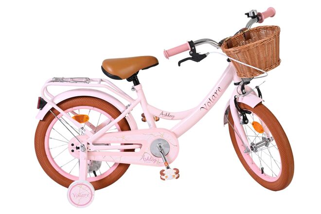 Rower dziecięcy Volare Ashley – dziewczęcy – 16 cali – różowy