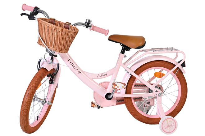 Rower dziecięcy Volare Ashley – dziewczęcy – 16 cali – różowy
