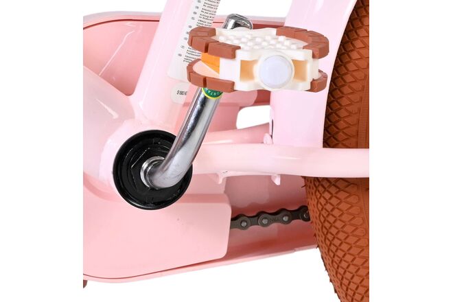 Rower dziecięcy Volare Ashley – dziewczęcy – 16 cali – różowy