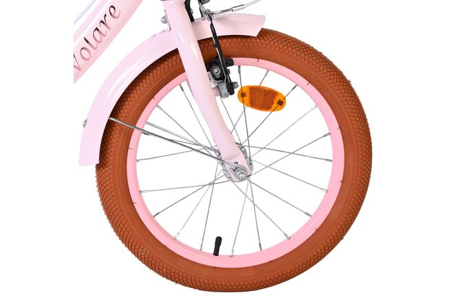 Volare Ashley Children's Bicycle - Girls - 16 inch - Pink - Two Hand Brakes