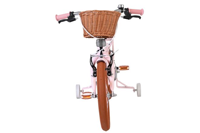 Volare Ashley Children's Bicycle - Girls - 16 inch - Pink - Two Hand Brakes