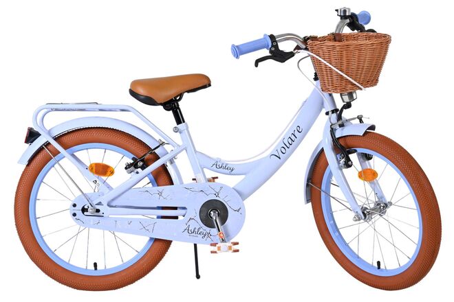 Volare Ashley Children's Bicycle - Girls - 18 inch - Pastel Blue - Two hand brakes