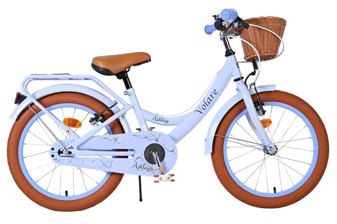 Volare Ashley Children's Bicycle - Girls - 18 inch - Pastel Blue - Two hand brakes
