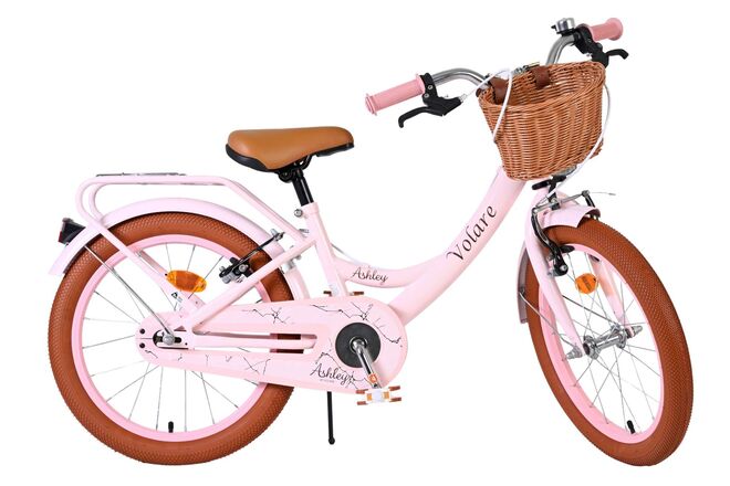 Volare Ashley Children's Bicycle - Girls - 18 inch - Pink - Two hand brakes