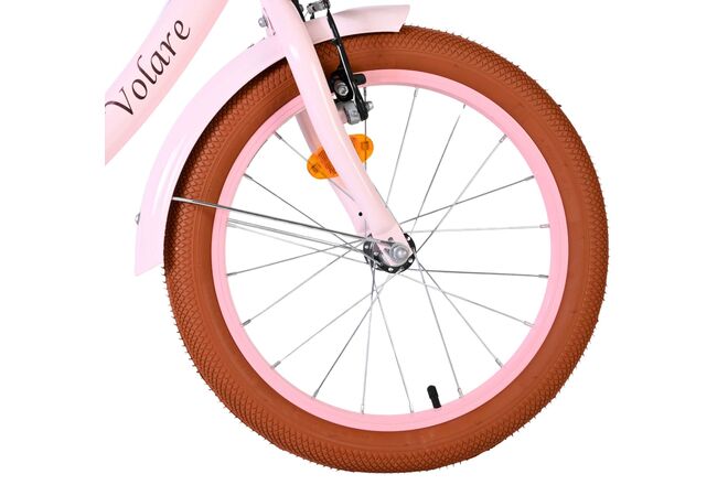 Volare Ashley Children's Bicycle - Girls - 18 inch - Pink - Two hand brakes
