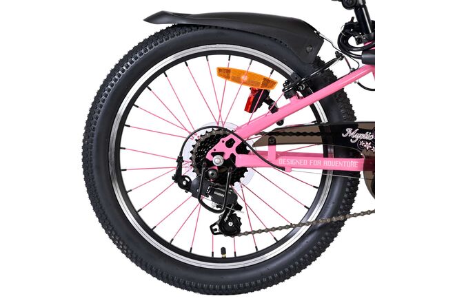Volare Mystic Kinderfiets - 20 inch - Roze - 7 speed
