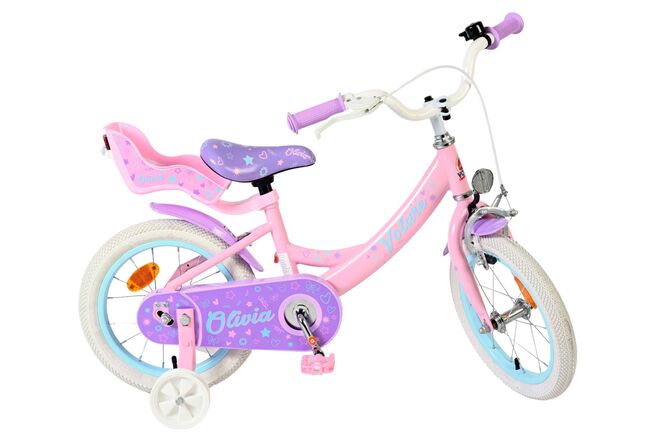 Volare Olivia Kinderfiets - Meisjes - 14 inch - Roze