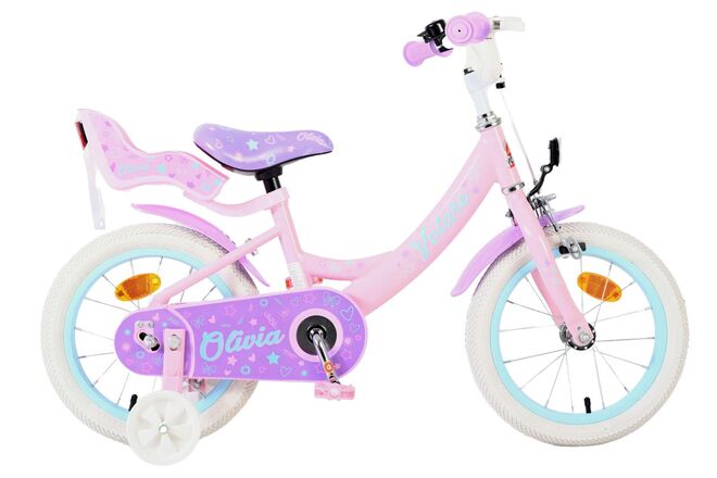 Volare Olivia Kinderfiets – Meisjes – 14 inch – Roze