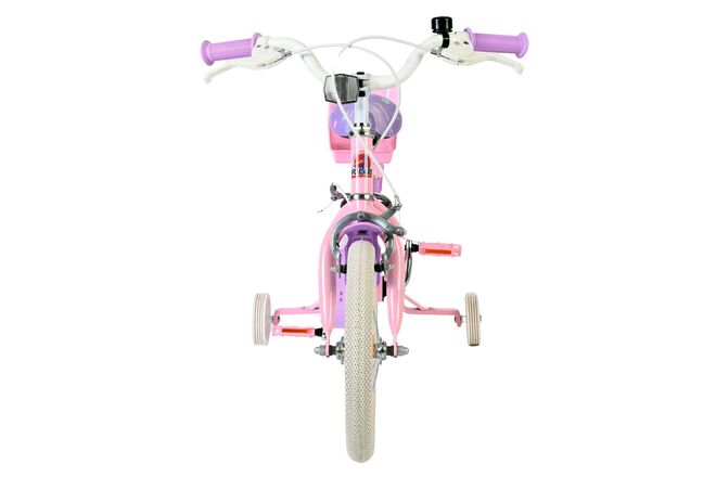 Volare Olivia Kinderfiets - Meisjes - 14 inch - Roze - Twee Handremmen