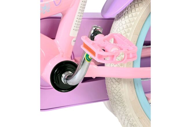 Volare Olivia Kinderfiets - Meisjes - 14 inch - Roze - Twee Handremmen