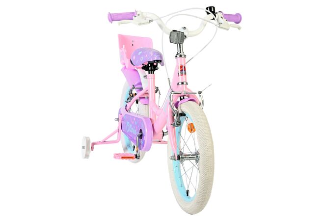 Volare Olivia Kinderfiets - Meisjes - 16 inch - Roze - Twee Handremmen