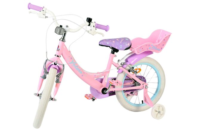 Volare Olivia Kinderfiets - Meisjes - 16 inch - Roze - Twee Handremmen