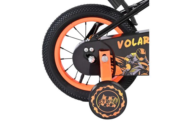 Volare Strike Kinderfiets - Jongens - 12 inch - Zwart Oranje