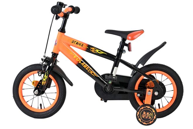Volare Strike Kinderfiets - Jongens - 12 inch - Zwart Oranje