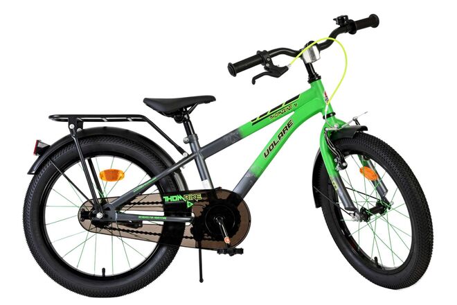 Volare Thombike Children's Bicycle - Boys - 18 inch - Green Gray