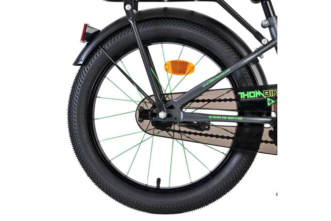 Volare Thombike Children's Bicycle - Boys - 18 inch - Green Gray