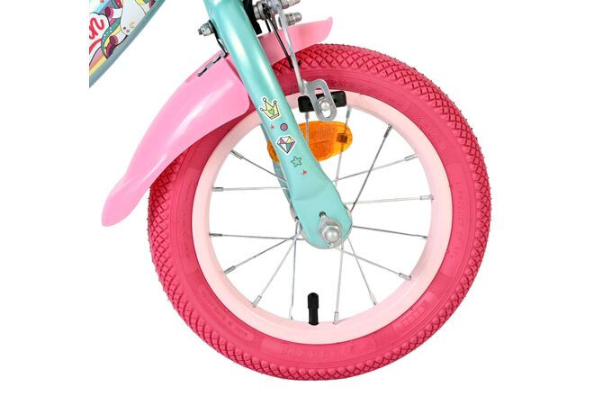 Volare Unicorn Kinderfiets - Meisjes - 12 inch - Groen