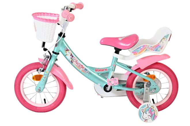 Volare Unicorn Kinderfiets - Meisjes - 12 inch - Groen