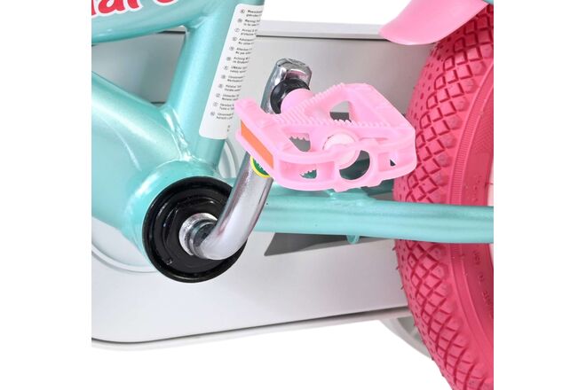 Volare Unicorn Kinderfiets - Meisjes - 12 inch - Groen