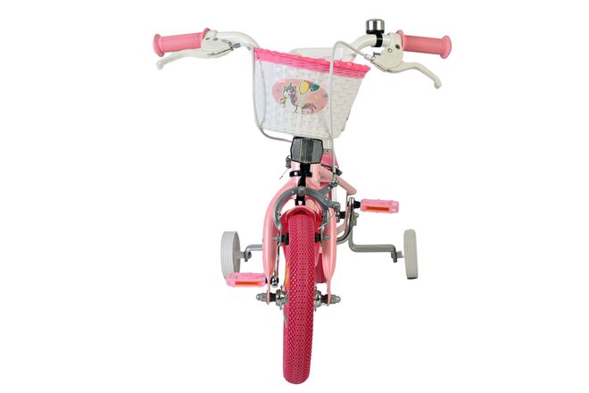 Volare Unicorn Kinderfiets - Meisjes - 12 inch - Roze - Twee handremmen