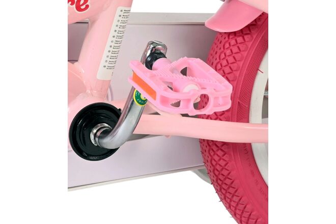 Volare Unicorn Kinderfiets - Meisjes - 12 inch - Roze - Twee handremmen