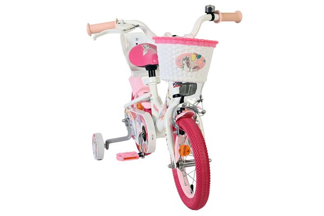 Volare Unicorn Kinderfiets - Meisjes - 12 inch - Wit