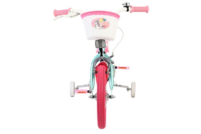 Volare Unicorn Børnecykel - Pigecykel - 14 tommer - Grøn