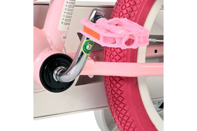 Volare Unicorn Kinderfahrrad – Mädchen – 14 Zoll – Rosa