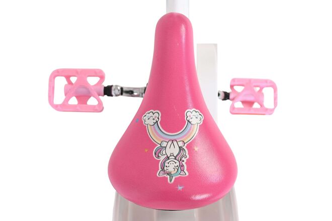 Volare Unicorn Kinderfiets - Meisjes - 14 inch - Wit