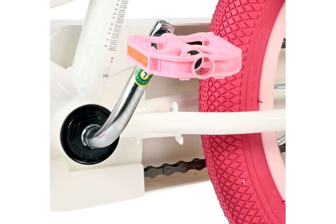 Volare Unicorn Kinderfiets - Meisjes - 16 inch - Wit