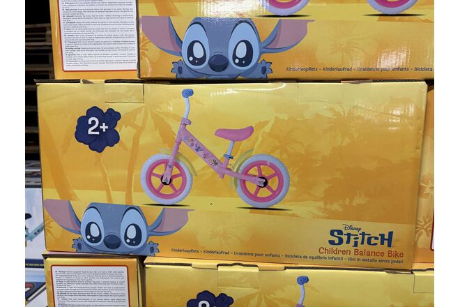 Disney Stitch loopfiets metaal