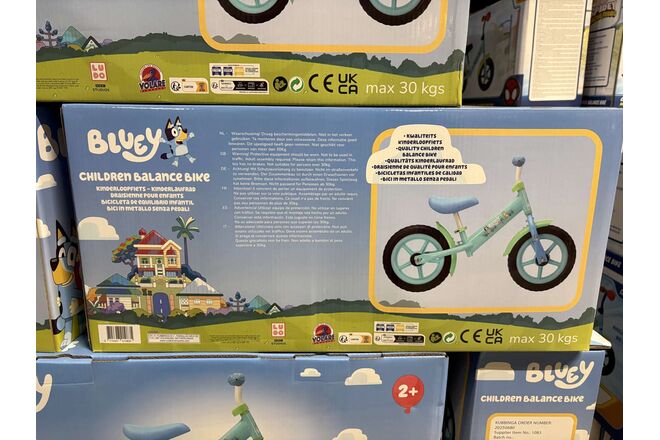 Bluey loopfiets metaal