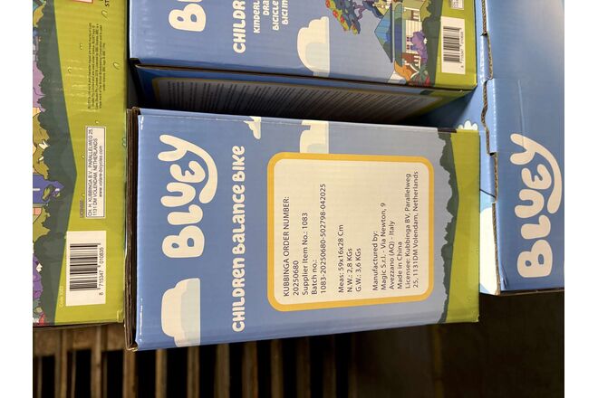 Bluey loopfiets metaal