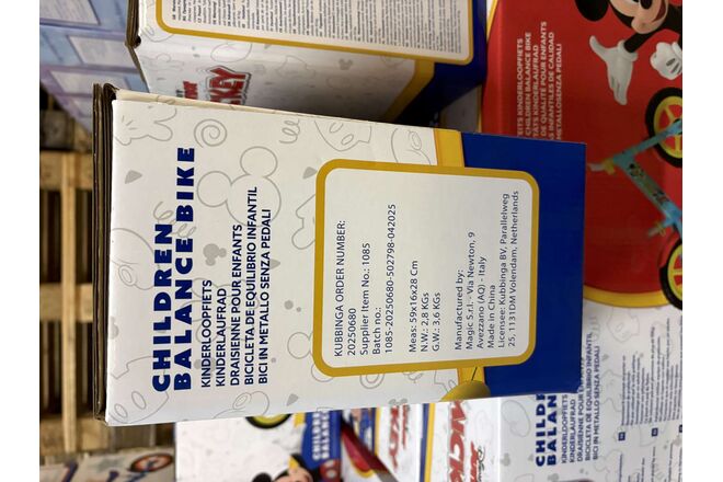 Disney Mickey loopfiets metaal