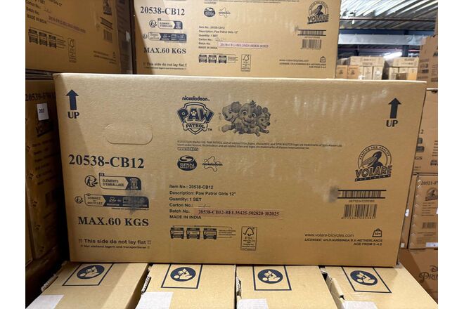 Rower dziecięcy Psi Patrol – dziewczęcy – 12 cali – różowy