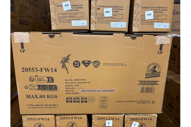 Superman Kinderfiets - Jongens - 14 inch - Blauw - Twee handremmen