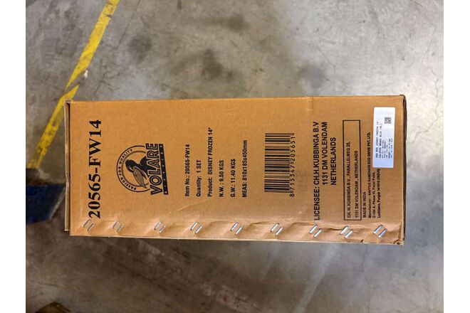 Disney Frozen 2 Kinderfiets - Meisjes - 14 inch - Blauw/Paars - Twee handremmen [CLONE]