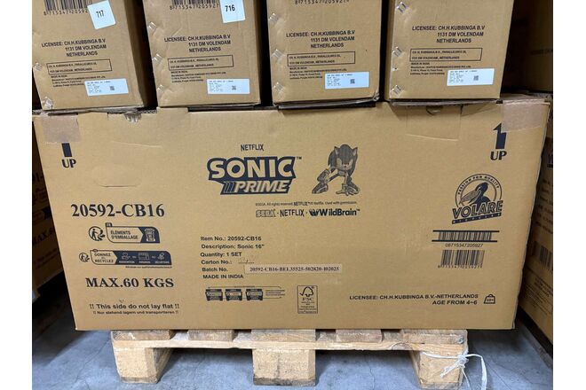 Sonic Kinderfiets - Jongens - 16 inch - Blauw