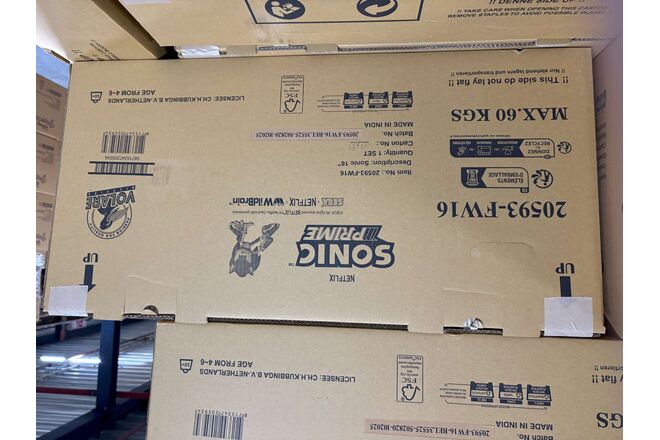 Sonic Kinderfiets - Jongens - 16 inch - Blauw - Twee handremmen