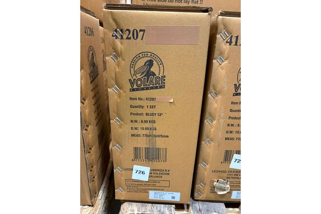 Bluey Kinderfiets 12 inch - Lichtblauw - Twee handremmen